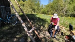 Делаю вторую ступеньку к лестнице