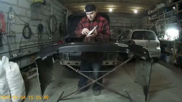Ремонт заднего бампера. смотреть онлайн