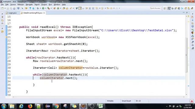 Selenium Frameworks | Data-Driven | PART - 5 | Java & Excel Workbook | Using POI library