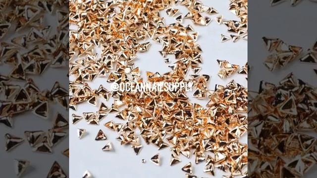 Rose gold studs from ocean nail supply смотреть онлайн