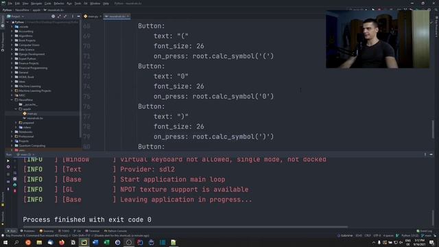Simple Android Calculator App in Python