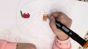 Рисуем корзину с овощами???