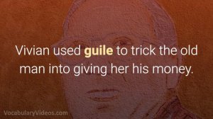 Learn English Words: GUILE - Meaning, Vocabulary with Pictures and Examples