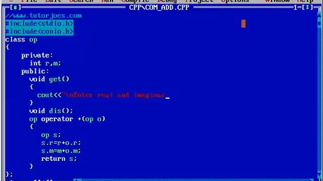 Add Two Complex Mumber Using Operator Overloading In C++ смотреть онлайн
