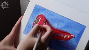 Акварель Урок #2 первое задание / Быстрый этюд перца