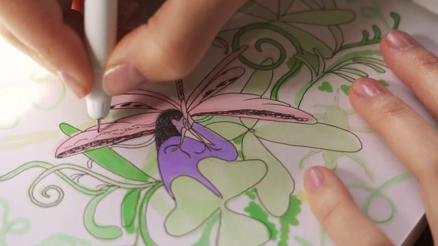 ? let’s try new art supplies! | marker ASMR ☁️ смотреть онлайн