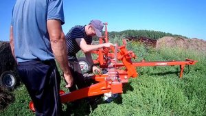 Грабли ГКП-6,1М Харвест. Подготовка к сенокосу.