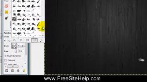 Gimp beginner tutorial - Using Brushes - Free Site Help