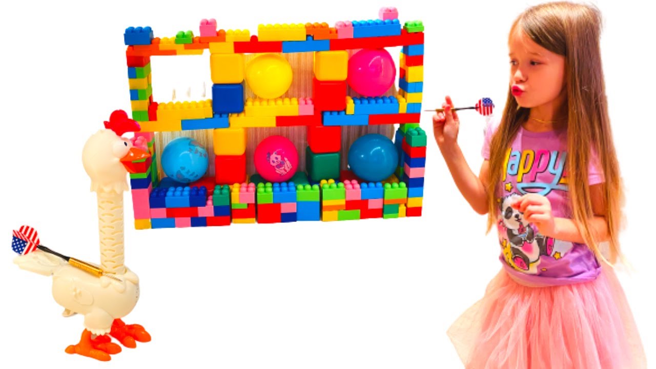 Полина играет с Даша день детских игр и делают соревнования смотреть онлайн