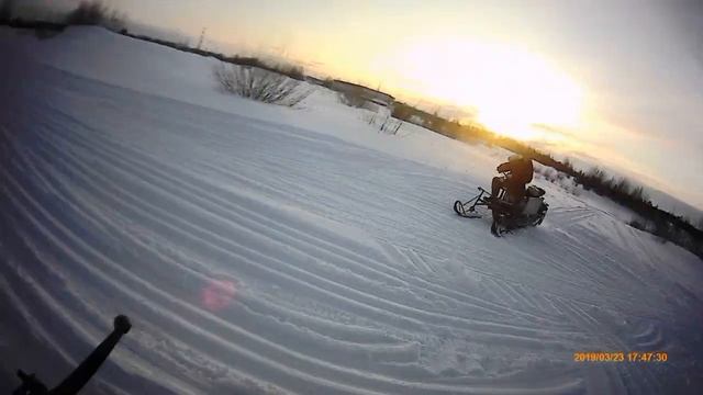 Сравнительные тесты танкетки и снегохода смотреть онлайн