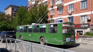 Проект "Троллейбусы Новосибирска" Под Музыку Маши-Старый Троллейбус