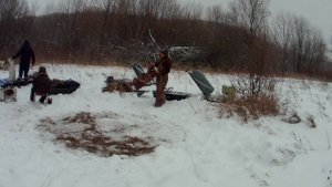 Мотобуксировщик Тягун. Гора Соколка.