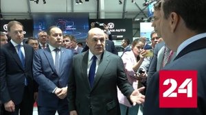 Мишустин осмотрел промышленную выставку "Иннопром" - Россия 24