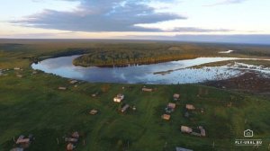 с. Пелым с высоты. Гаринский район