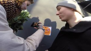 Будни студента. Съёмки этюда. Расклеиваю листовки