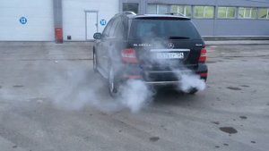 Дымит на холостом ходу W164 280CDI