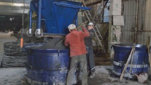 Производство жби колец.