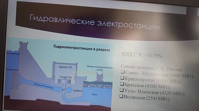 Урок физики Производство и передача электроэнергии