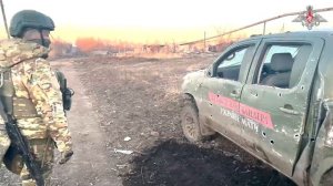 Кадры из освобожденного населенного пункта Ласточкино ДНР