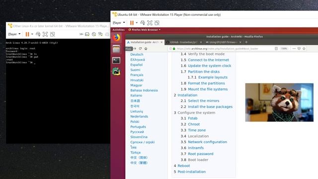 Live Coding: Installing Arch Linux in virtual machine смотреть онлайн