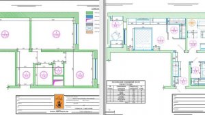 Перепланировка двухкомнатной квартиры в доме серии КОПЭ