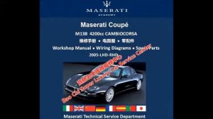 Maserati MC20 Workshop Repair Service Manual Wiring Diagram