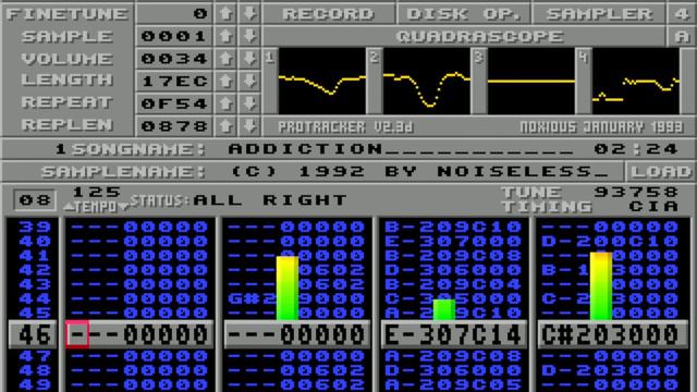 Amiga Music. Jogeir Liljedahl - Addiction.mod - High Quality.