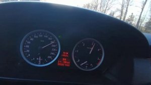 BMW E60 530d speed 200 kmh+ stage 0.5 dpf off. БМВ Е60 разгон 200 кмч
