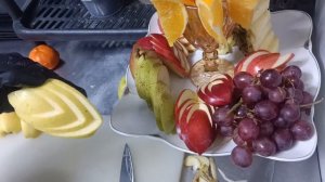 Красивая фруктовая нарезка! Фруктовый ассорти.
