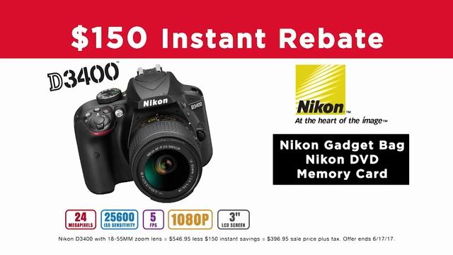 Samy's Camera Father's Day Sale - Nikon d3400 смотреть онлайн