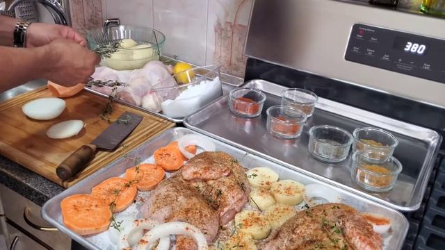 Курица на соли в духовке