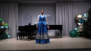 А, ты, пташка –канарейка (музыка, слова народные, обработка Н. Кутузова) исполняет Софья Кубекова