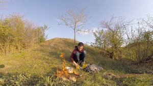 ЛОВЛЯ РАКОВ/ГОТОВЛЮ РАКОВ НА ПРИРОДЕ