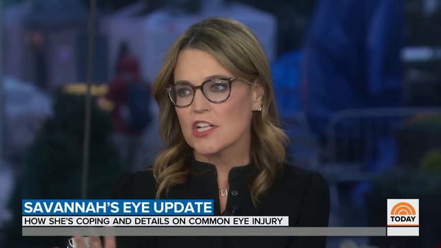 Savannah Guthrie Explains Treatment She Underwent For Her Torn Retina | TODAY смотреть онлайн