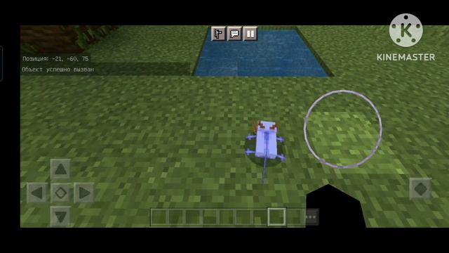 КАК ПРИЗВАТЬ СИНЕГО АКСОЛОТЛЯ В МАЙНКРАФТ ПЕ? смотреть онлайн