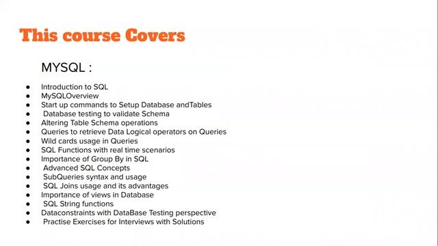 SQL Tutorial for Beginners - Course Overview