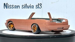 Nissan silvia s13 из пластилина, начало