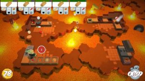 Overcooked Gameplay CO-OP 2 player level 5-2 Complete 3 stars (PC)