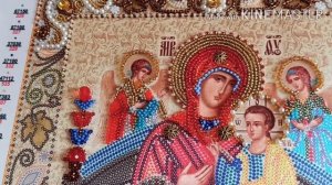 (84) Процесс часть #2 вышивки Богородицы Всецарица на основе ТМ Маричка+ оформленные работы