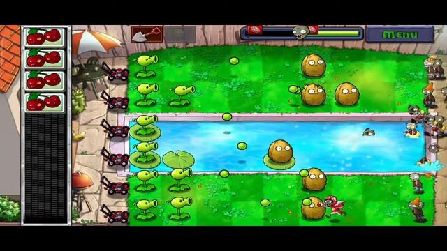 Plants v Zombies | Pool Game Level 5 | Gaming | Fun | Entertainment | 90's Game смотреть онлайн