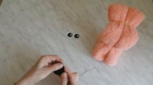 Как оригинально подарить полотенце Собачка из полотенца