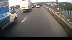 На фуре отказали тормаза