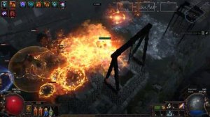 Elementalist Magma Orb + Incinerate Tier 7 Map clearing