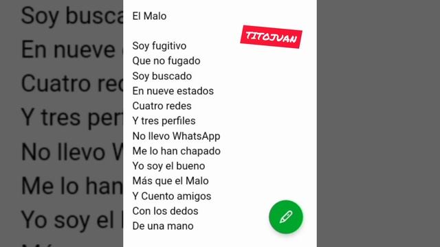 El Malo / Tito Juan