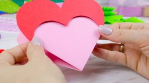 Валентинка своими руками из бумаги за 5 минут! Как сделать валентинку на день святого Валентина.