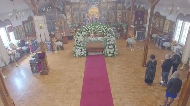 Вечерня с выносом Плащаницы 14 апреля 2023