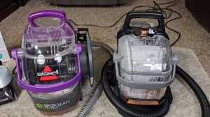 Bissell SpotClean Pet Pro vs Bissell Little Green Hydrosteam Comparison
