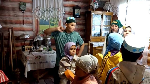 Детский Мусульманский лагерь 22.06.2023. Музей в селе Башкултаево. смотреть онлайн