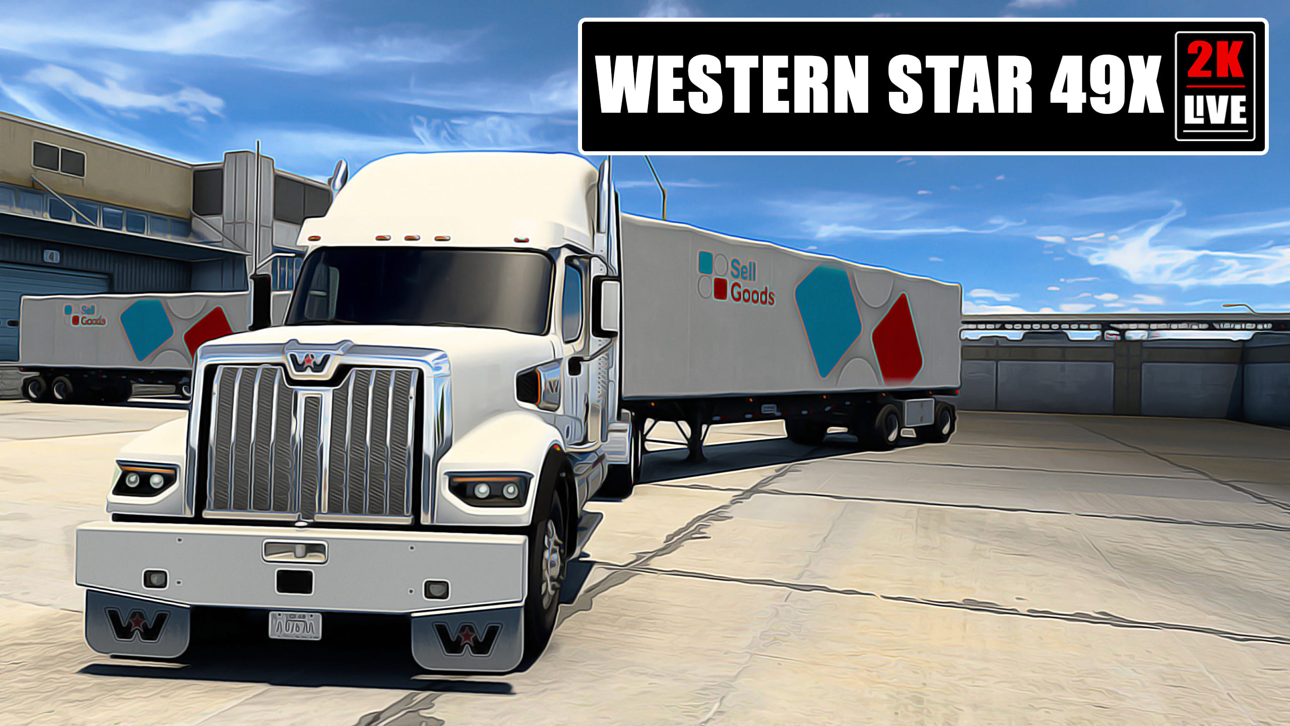 Western Star 49X "The White Prince" l - American Truck Simulator (ATS) | Thrustmaster T300 GT