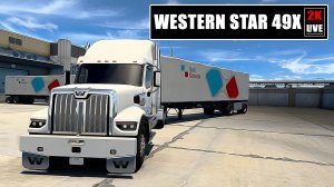 Western Star 49X "The White Prince" l - American Truck Simulator (ATS) | Thrustmaster T300 GT